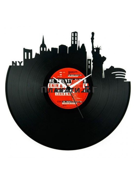 Vinyl Clock - New York